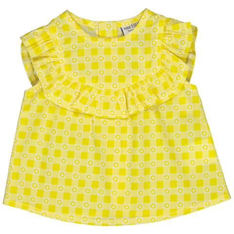 BLUSA FANTASIA VICHY E FIORI
