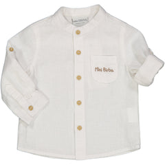 CAMICIA IN MISTO LINO