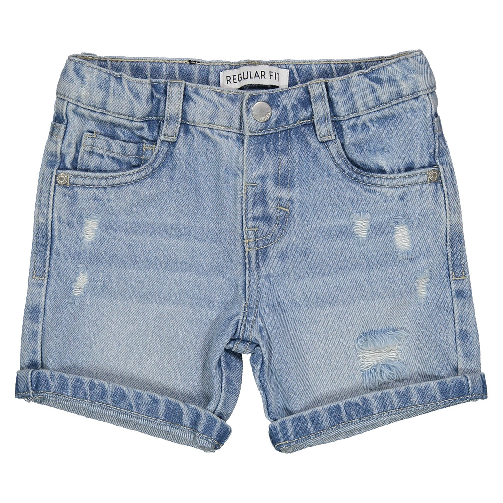 BERMUDA JEANS CON MICRO STRAPPI