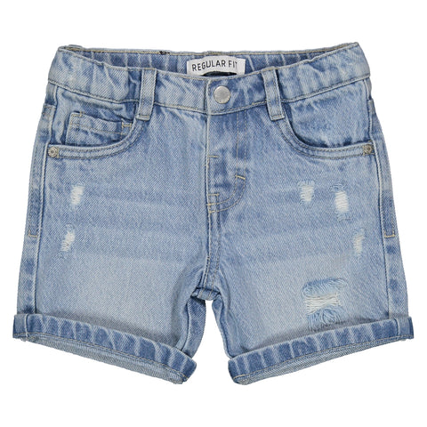 BERMUDA JEANS CON MICRO STRAPPI