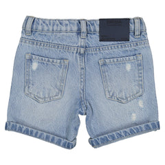 BERMUDA JEANS CON MICRO STRAPPI