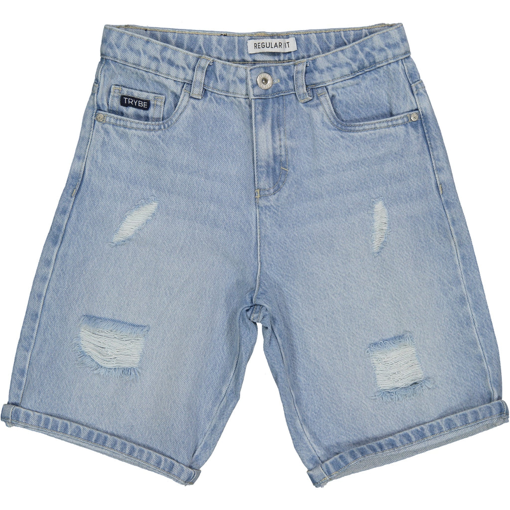 BERMUDA JEANS CON STRAPPI