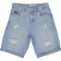 BERMUDA JEANS CON STRAPPI