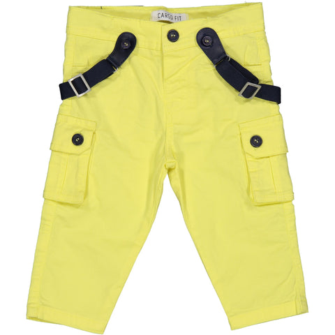 PANTALONE CARGO CON BRETELLE