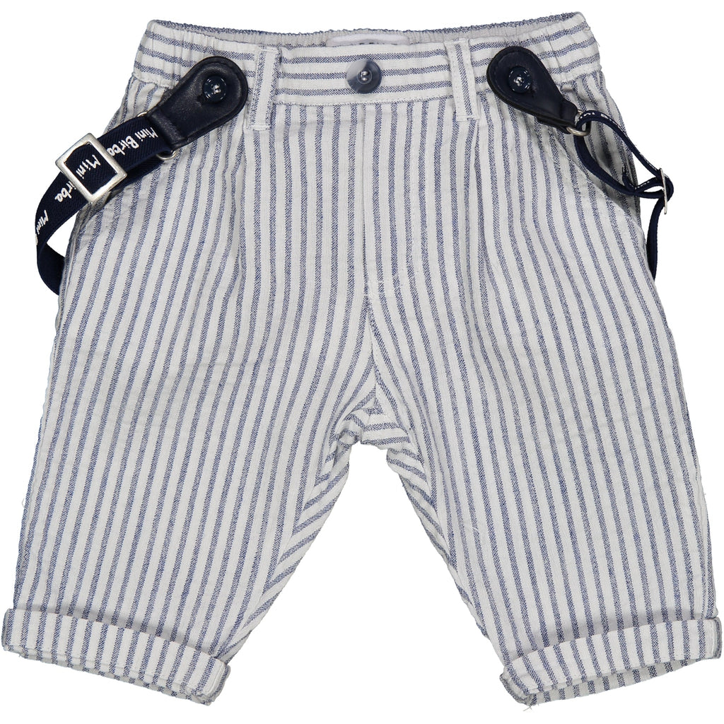 PANTALONE FANTASIA RIGATA CON BRETELLE