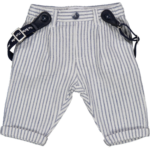 PANTALONE FANTASIA RIGATA CON BRETELLE