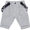 PANTALONE FANTASIA RIGATA CON BRETELLE