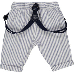 PANTALONE FANTASIA RIGATA CON BRETELLE