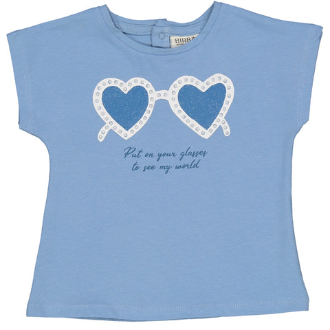 TSHIRT OCCHIALI CON PERLE