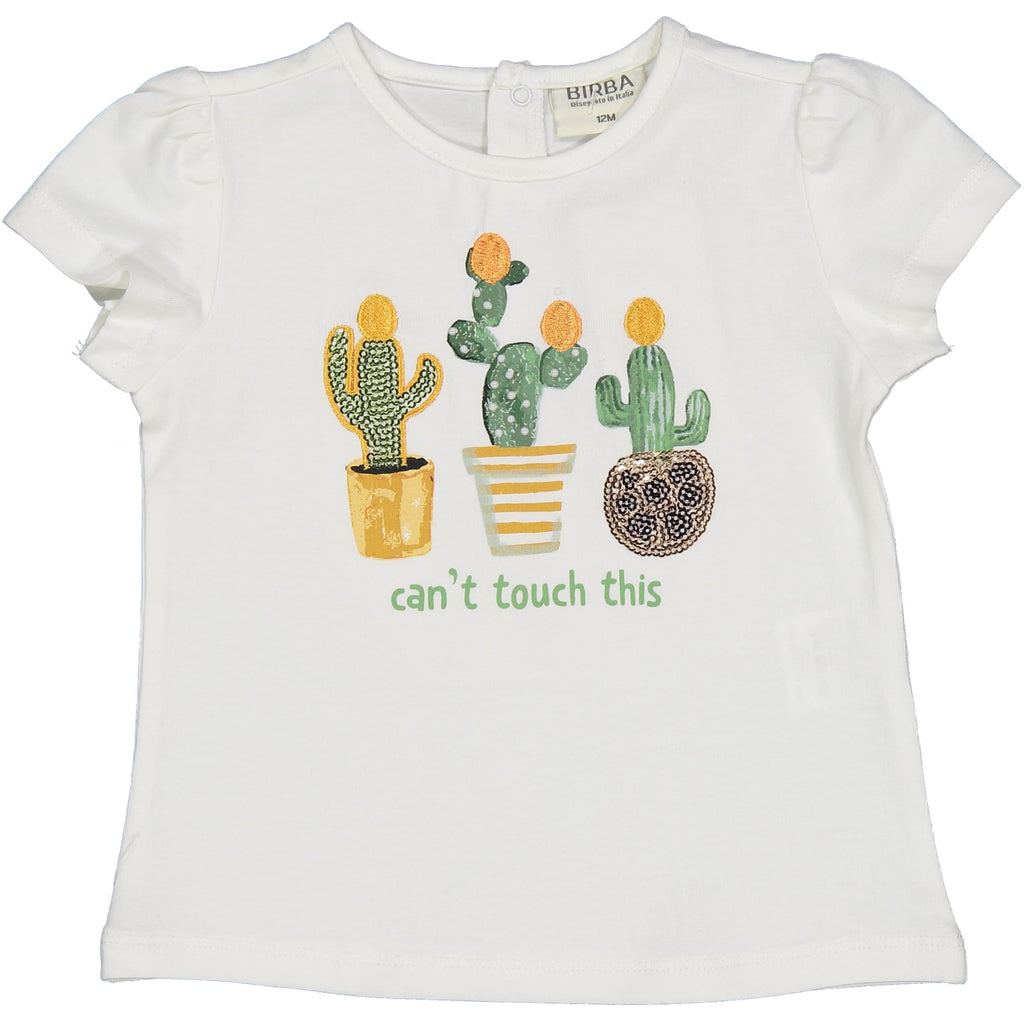 TSHIRT CACTUS CON DETTAGLI 3D