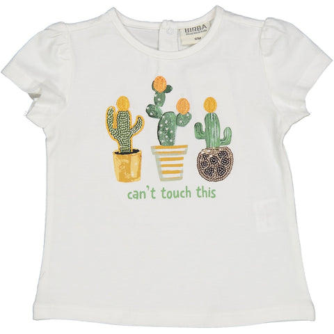 TSHIRT CACTUS CON DETTAGLI 3D