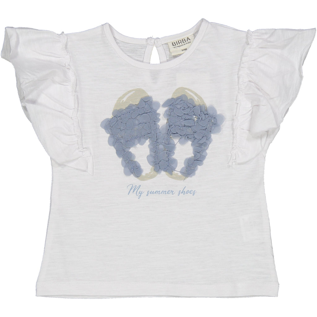 TSHIRT SANDALETTI VOILE 3D