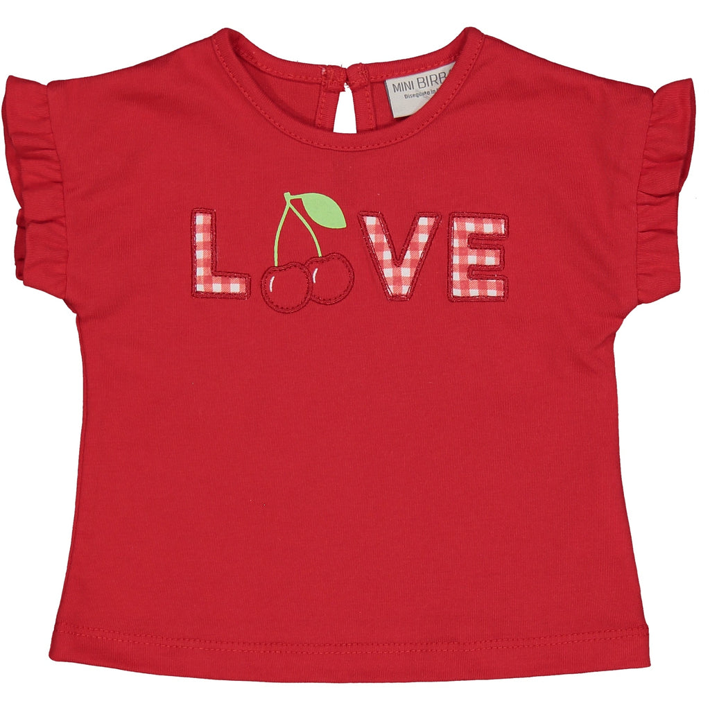 TSHIRT CON APPLICAZIONE LOVE