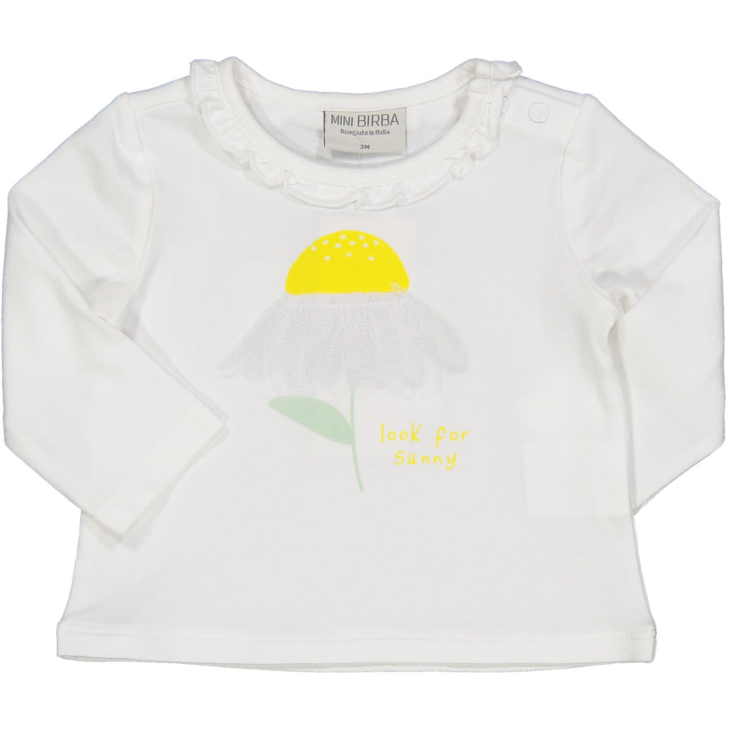 TSHIRT MARGHERITA CON TULLE