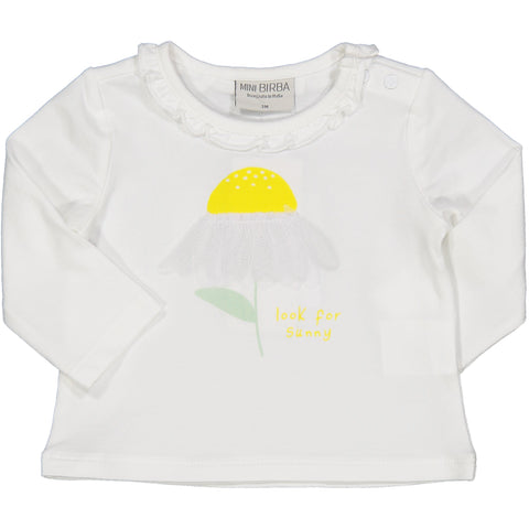 TSHIRT MARGHERITA CON TULLE