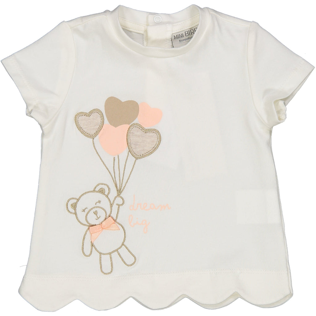 TSHIRT ORSETTO RICAMATO