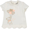 TSHIRT ORSETTO RICAMATO
