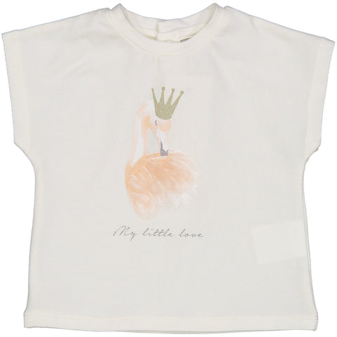TSHIRT CIGNO CON TULLE