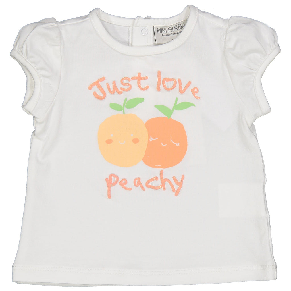 TSHIRT JUST LOVE PEACHY