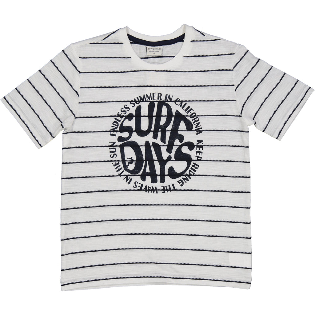 TSHIRT RIGATO LAVORATO