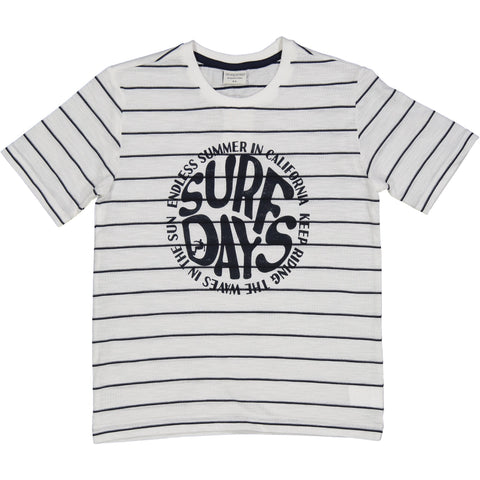 TSHIRT RIGATO LAVORATO