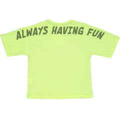 TSHIRT OVER CON STAMPA SUL DIETRO