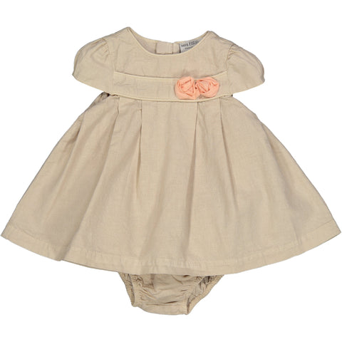 VESTITO MISTO LINO CON MUTANDINA