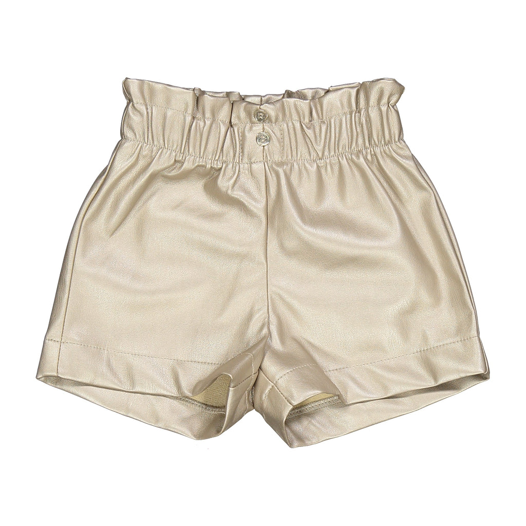 SHORT ECOPELLE ORO