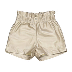 SHORT ECOPELLE ORO