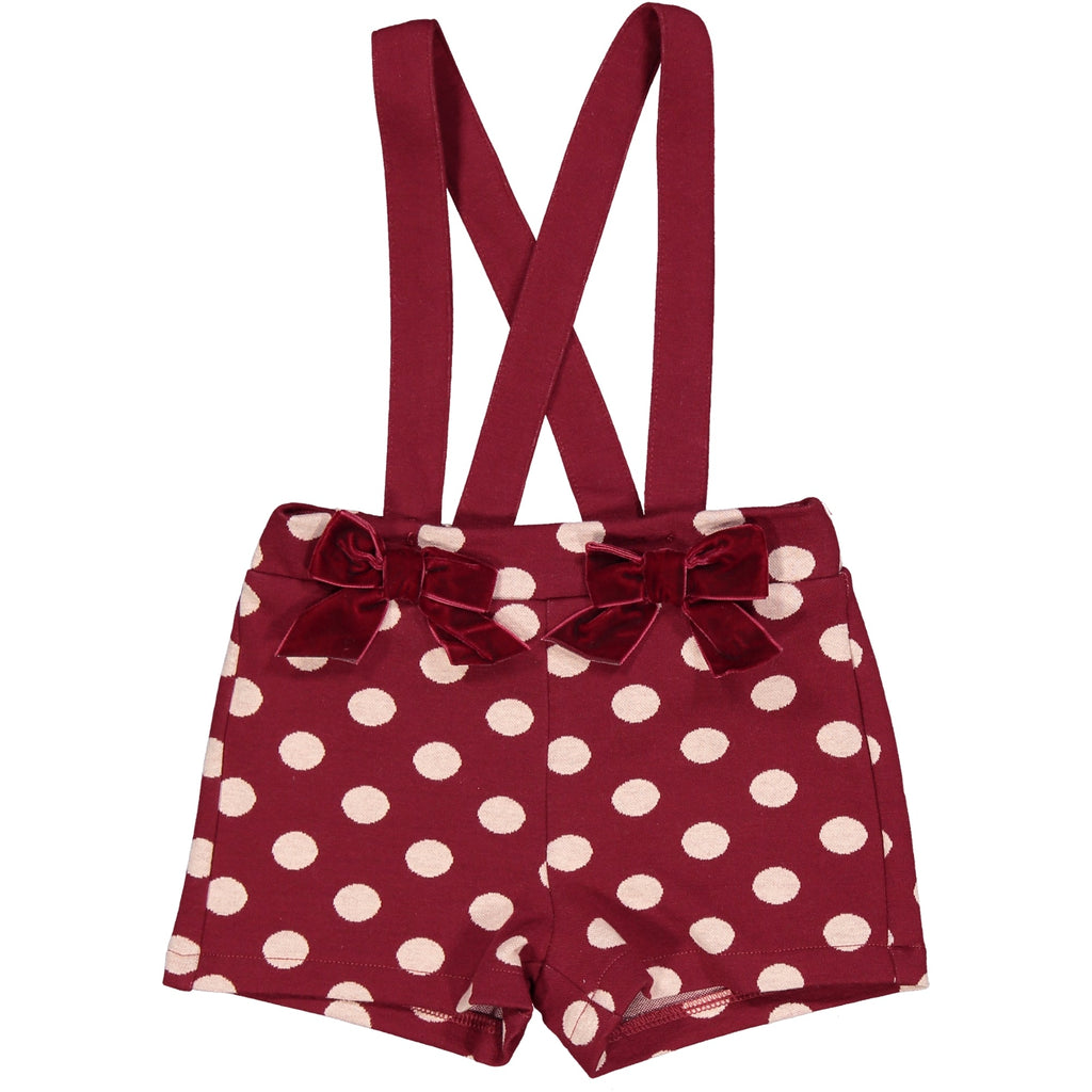 SHORT IN MAGLIA FANTASIA POIS