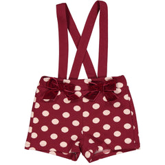 SHORT IN MAGLIA FANTASIA POIS