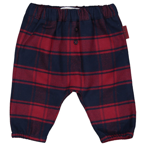 PANTALONE TESSUTO MAGLIA SCOZZESE