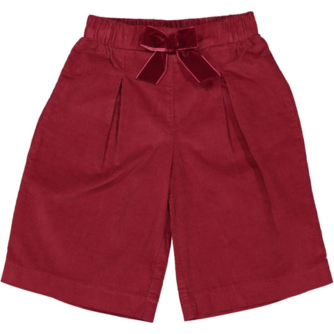 PANTALONE VELLUTO A COSTE CON PINCES