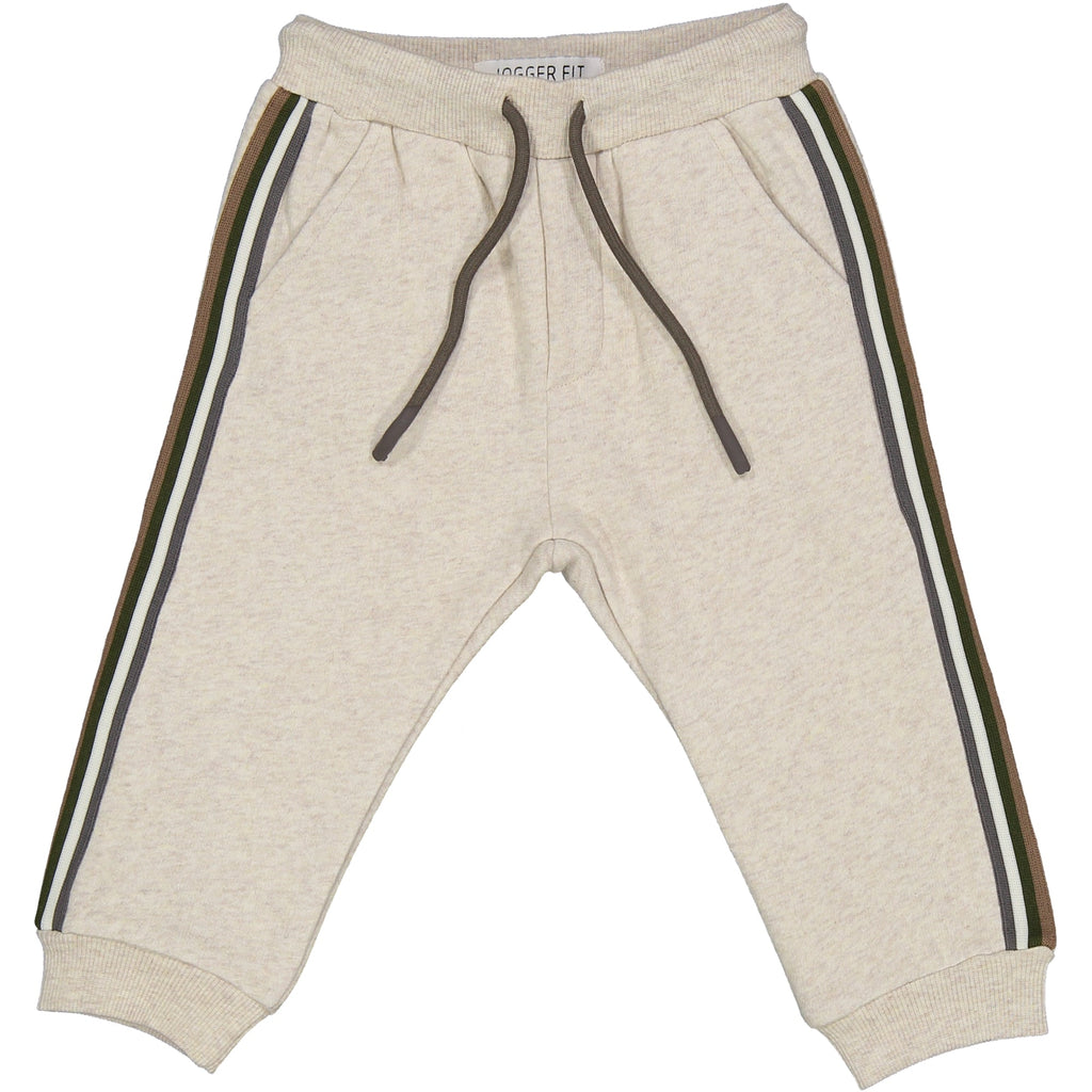 JOGGER FELPA CON BANDE LATERALI