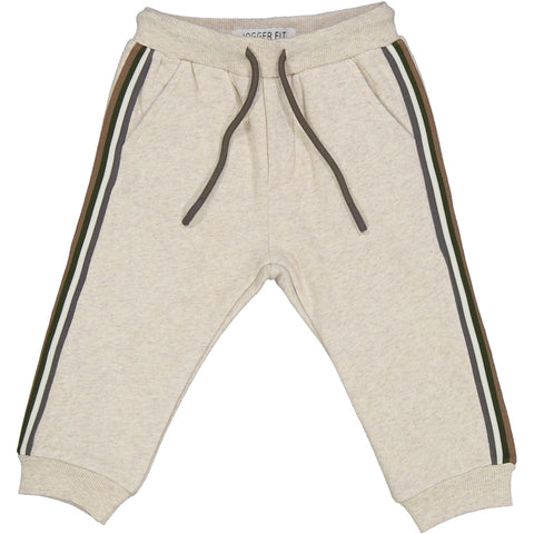 JOGGER FELPA CON BANDE LATERALI