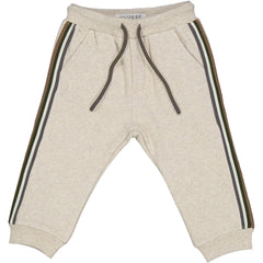 JOGGER FELPA CON BANDE LATERALI