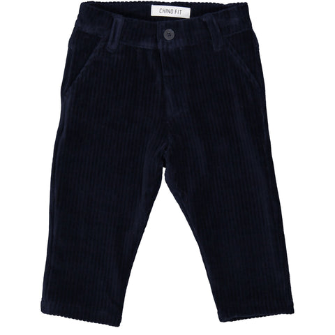 PANTALONE VELLUTO A COSTE EFFETTO MARTELLATO
