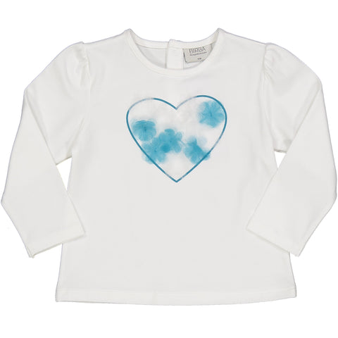 TSHIRT FIORI TULLE