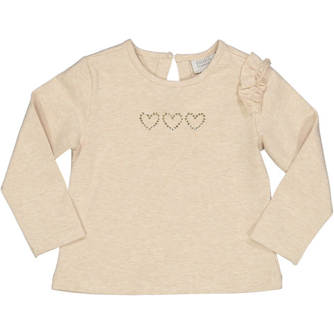TSHIRT CUORI STRASS