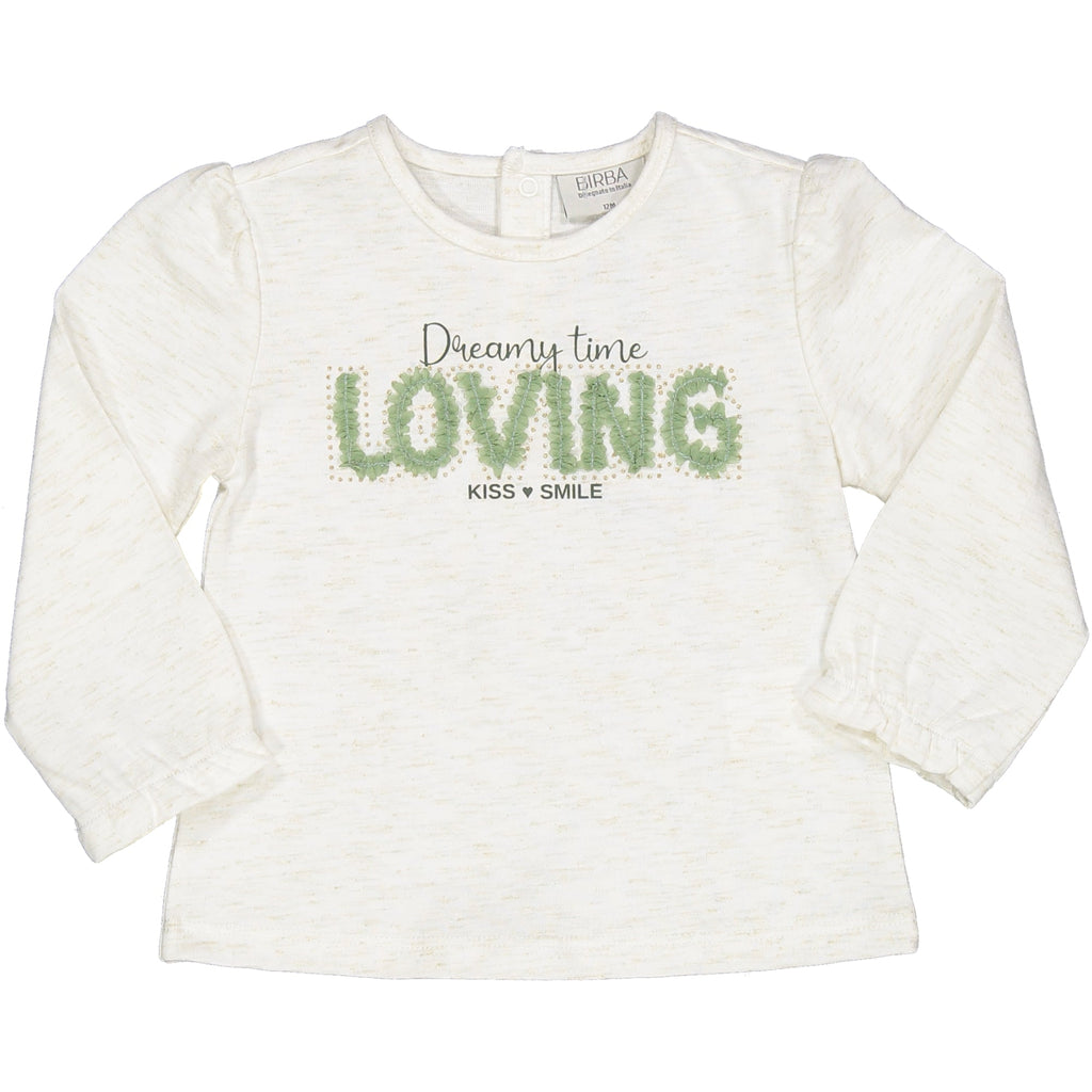 TSHIRT SCRITTA LOVING IN VOILE