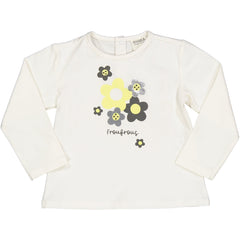 TSHIRT FIORI CON STRASS