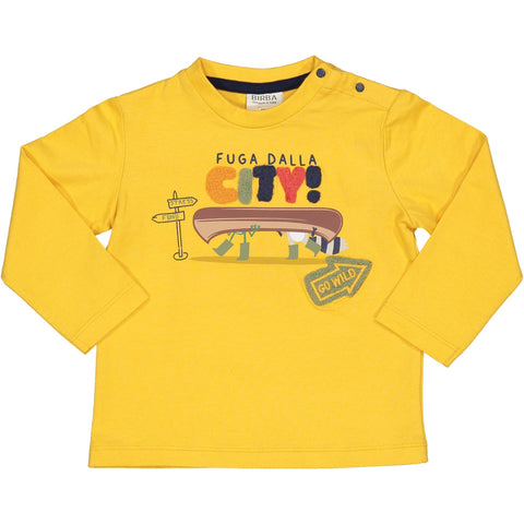 TSHIRT CON RICAMO PUNTO SPUGNA