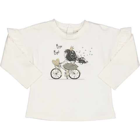 TSHIRT BIMBA BICICLETTA