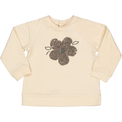 TSHIRT FIORE PAILLETTES