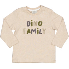 TSHIRT RICAMATA DINO FAMILY
