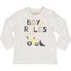 TSHIRT BOYS RULES CON APPLICAZIONI