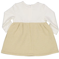 VESTITO FELPA CON GONNA LUREX