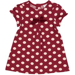 VESTITO MAGLIA JACQUARD FANTASIA POIS