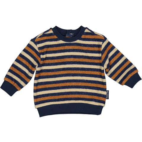 MAGLIA GIROCOLLO TESSUTO RIGATO