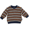 MAGLIA GIROCOLLO TESSUTO RIGATO
